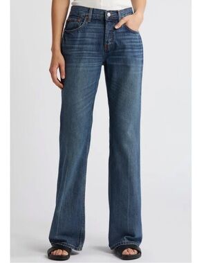 Re/Done Low Rise Loose Bootcut Jeans in Ranchito